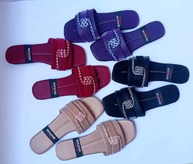 woman synthetic leather Semi formal flats