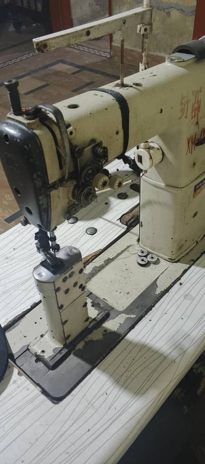 double needle machine