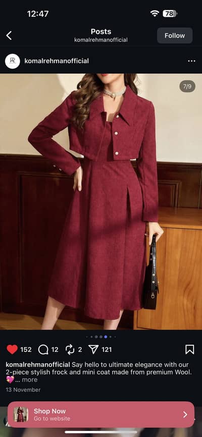 Wool frock