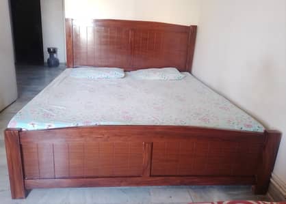 solid sheesham wood king size bed