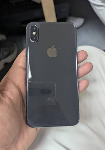I phone x with Box 256 GB official PTA lush condition