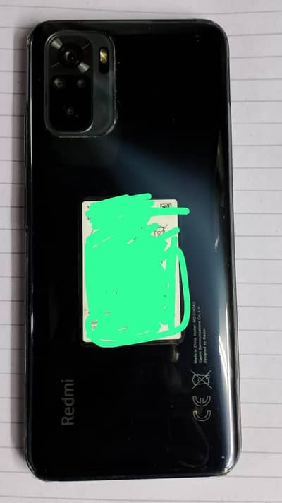 redme not10 with box 03270226900