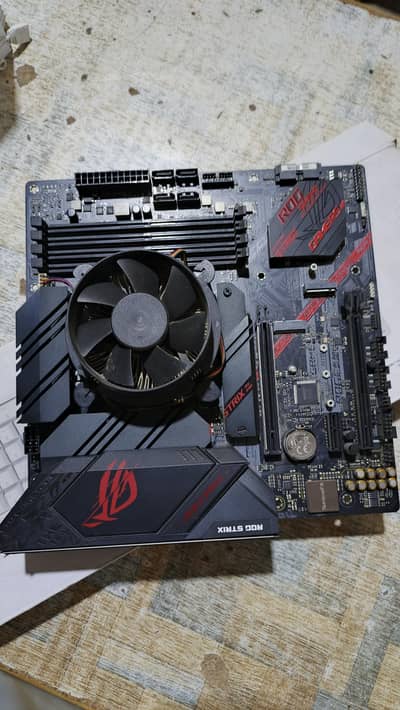 Asus ROG Strix b460 G-Gaming mobo + 10th gen i3-10100f cpu