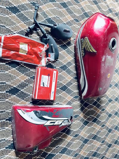 Fuel Tanki Side Cover Mirrors CG125