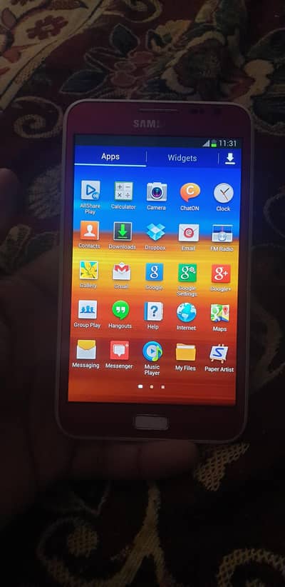samsung note 1 original display only phone