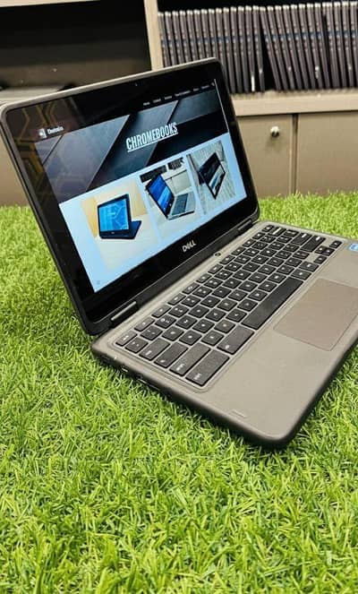 Dell 3100 Chromebook 2 in 1 |Dual Cam+11.6"|Touchscreen|360 rotateable