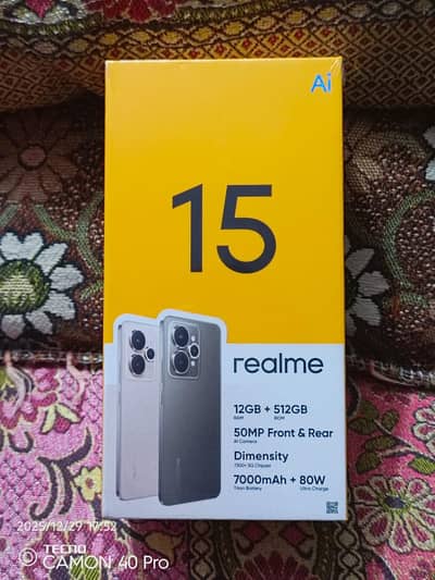 realme 15 sirf duba open