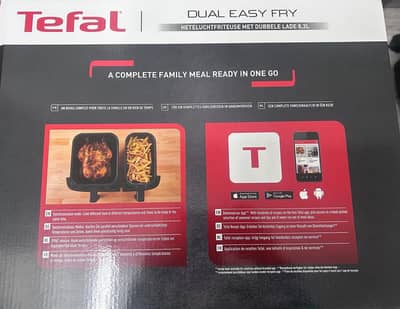 TEFAL Dual Easy Fry Air fryer 8.3 L - Brand New Import from UK