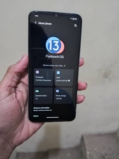 Vivo Y33s 10/10 Condition 8/128 all okay no any fault 03172914918