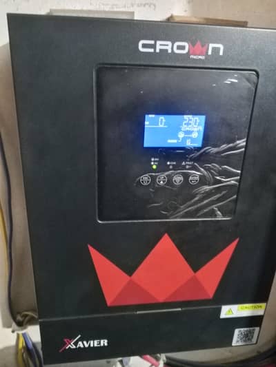 Crown solar inverter 3 kw 3 year warranty remain
