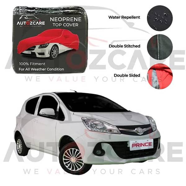 Prince Pearl Neoprene Car Top Cover - Model 2020-2025