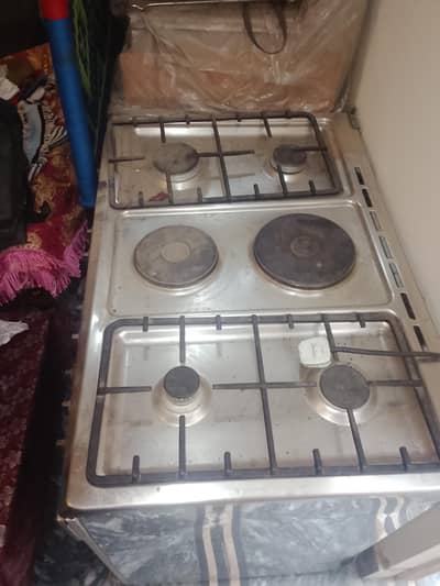 electric stove and gase dono main hai 6 burner