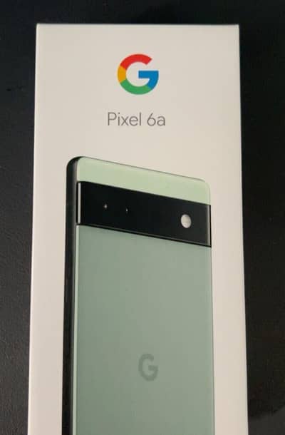 Google pixel 6a pta approved (dual sim) with box and accessories