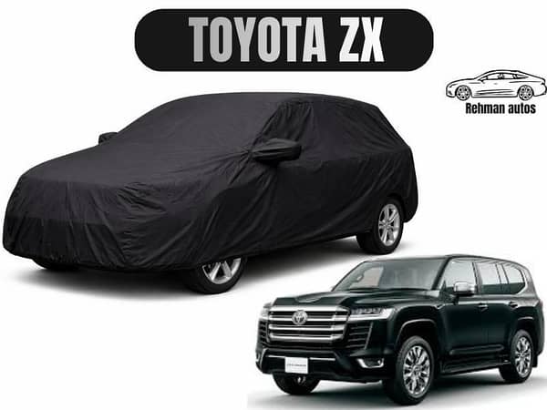 Toyota Land Cruiser ZX Double Layer Car Top Cover | Heavy Duty Dust, Sun & Rain Protection | Perfect Fit