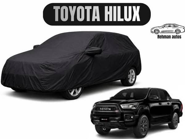 Toyota Hilux Revo (2023-25) Single Layer Car Top Cover | Dust & Sun Protection | Lightweight & Perfect Fit