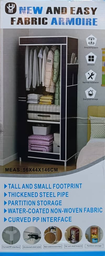 New and Easy Fabric Armoire