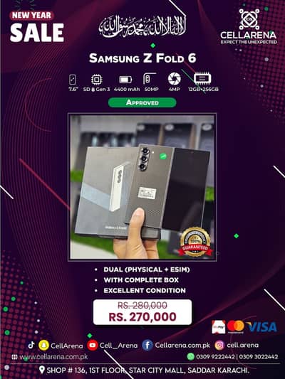 New Year Sale SAMSUNG GALAXY FOLD CELLARENA