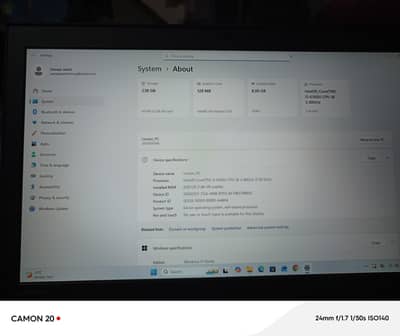 Lenovo, 8GB RAM, 256GB SSD,  i5-6300U