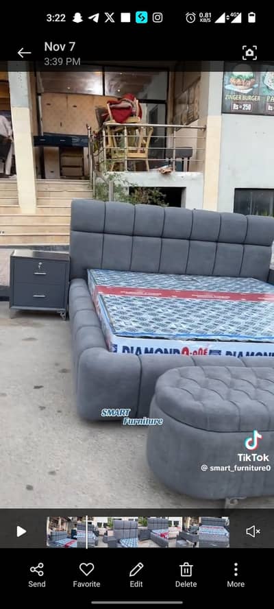 bed dressing 2 side teble commercial plus wood