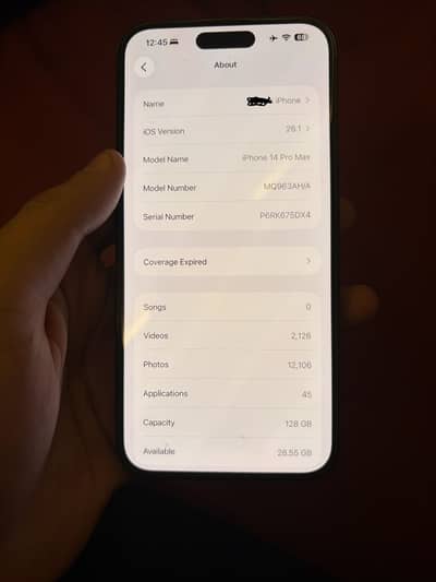 iPhone 14 Pro Max || Non PTA || 87% Battery Health || Back Replaced