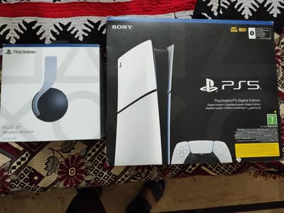 PS5 Digital with Pulse 3D headset