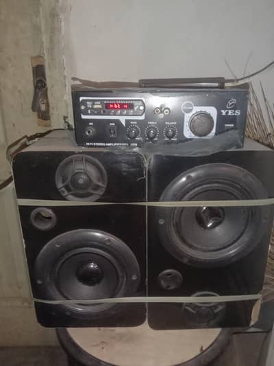 bluetooth amplifier hi high Bass with dubbel speaker with tweetter