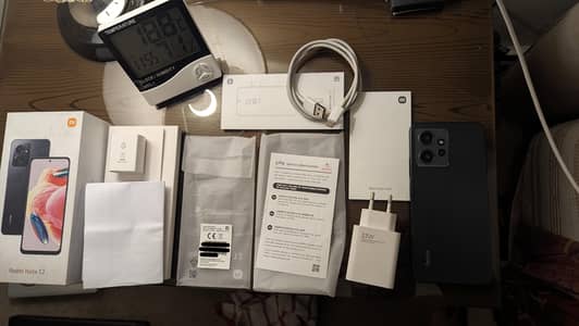Redmi Note 12 6+6GB 128GB 9.9/10 Complete Box Bought from Bablo Lahori