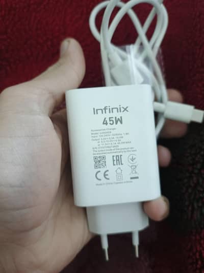 infinix original 45W charger