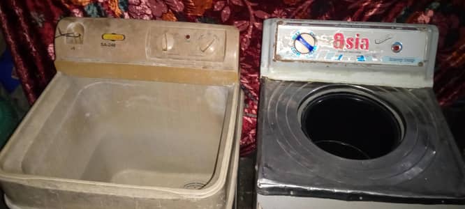 Asia Dryer + Super Asia Washing machine For Sale good condition