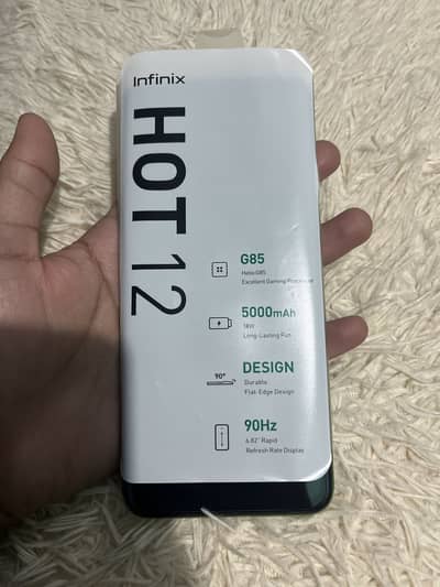 Infinix hot 12 (128/6 ) open box