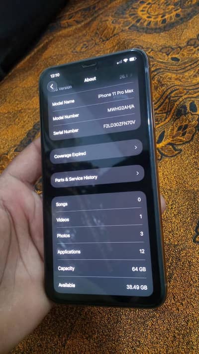 11 pro max pat Approved ha 64 gb box sat ha