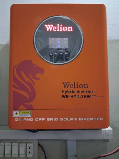 Welion hybrid solar inverter 4.2kw (BMS & Wi-Fi Option Available)
