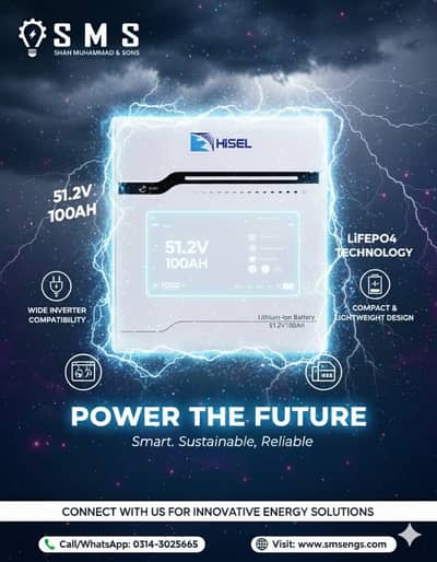 hisel Lithium battery 100-A 51.2V