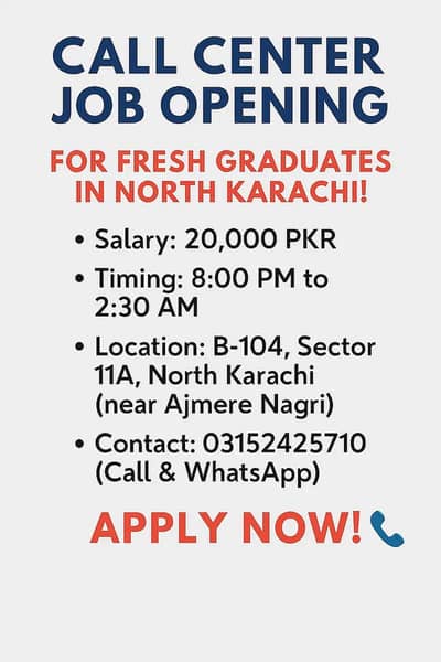 Hiring for Call centre, Need Call centre staff, Hiring for night shift