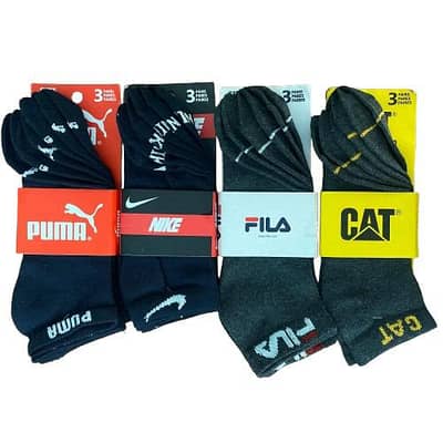 Export Quality branded Cotton ankle cut socks