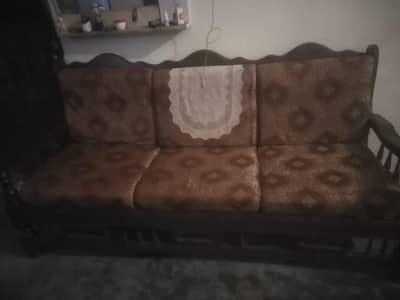 5 seater sofa set  ( Leather  set )