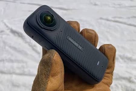 Insta 360 4x with Invisible Stick.