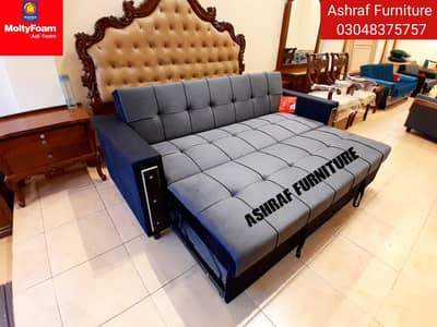 Sofa cum bed/Double cumbed/LShape/Combed/Double bed/Set/Foam Mattress