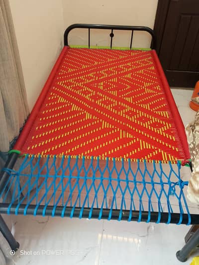 iron single bed for sell.