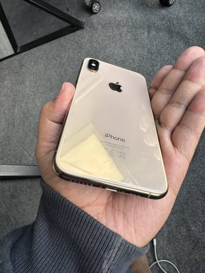Iphone xs gold PTA approved 256 gb with box