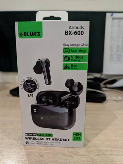 BLUK'S earbuds BX-600 - Open Boxes