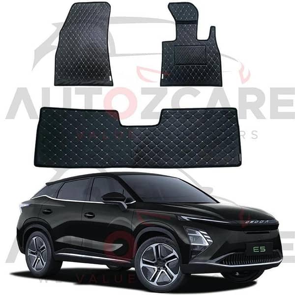 Omoda E5 7D Floor Mat (Flat Style) 3PCS - Model 2025