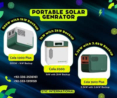 Portable Solar UPS ESS ( Builtin Inverter + Battery )