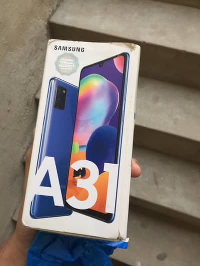 Official PTA approved Samsung galaxy A31 with box Exchange possible