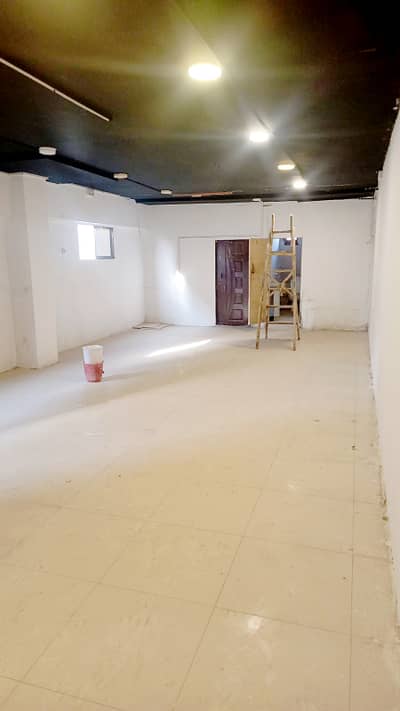 Empty Hall Office Space Available On Rent At Main Bahadurabad