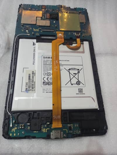 Samsung Tab SMT385 Motherboard with battery in 100% working condition.