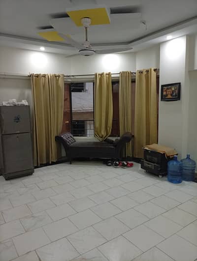 Two Bed, Drawing & Dining Room Flat Available On Sale At Main Khalid Bin Waleed Road