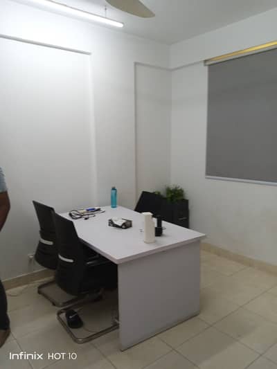 Office Available On Rent At Shahra-e-faisal With 2 Attached Washroom