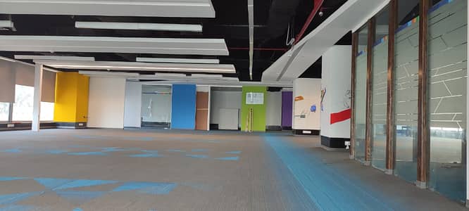 6,500 Sqft Office HVAC, Parking in High Rise Building on Rent Main Road Mauve area Kashmir Highway