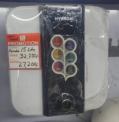 Hyundai 15Litre electric water heater